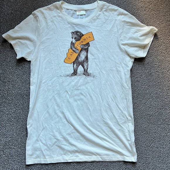 NWT San Francisco Mercantile I Love You California Bear Hug Tee Slim Unisex | L - Picture 4 of 11